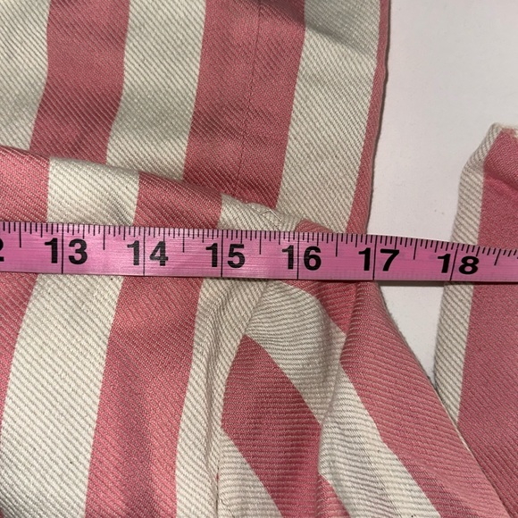 MIGUELINA *Chiara* pink ivory stripe double breasted blazer jacket XS - Picture 11 of 11